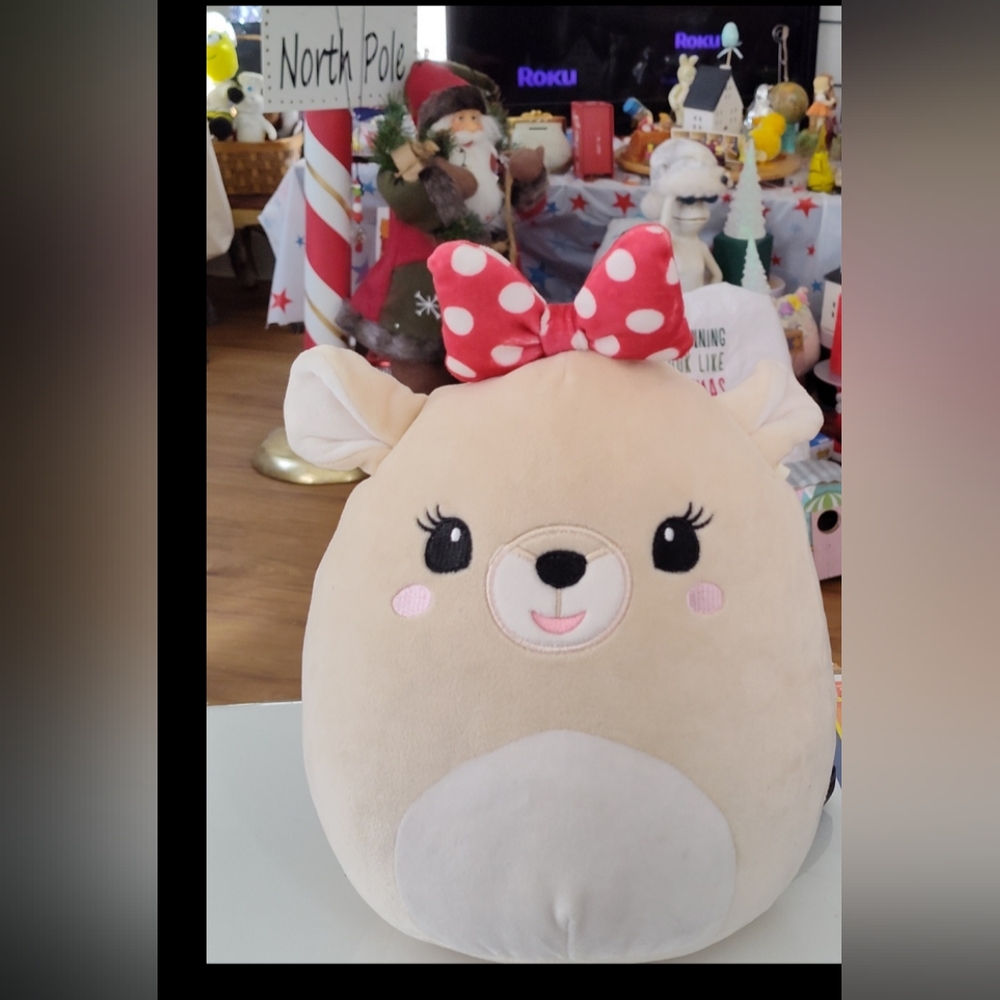 Squishmallows 12" Clarice The Reindeer Official Kellytoy Rudolph The Red Nose - Picture 11 of 11